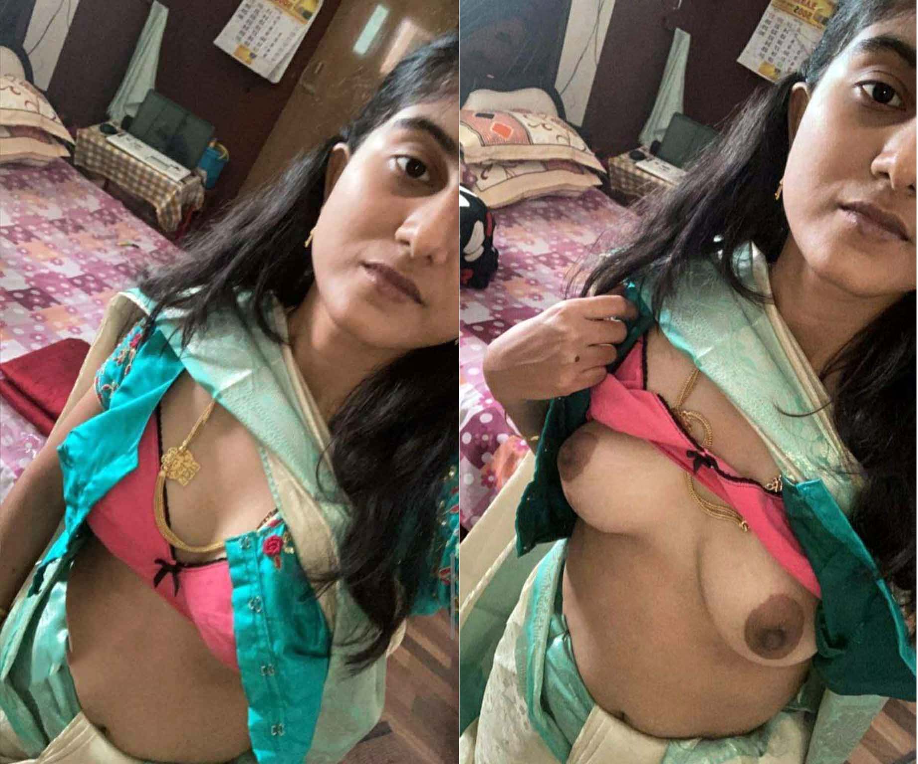 Tamil Newly Married Slim Wife Nude Selfie Leaked Femalemms