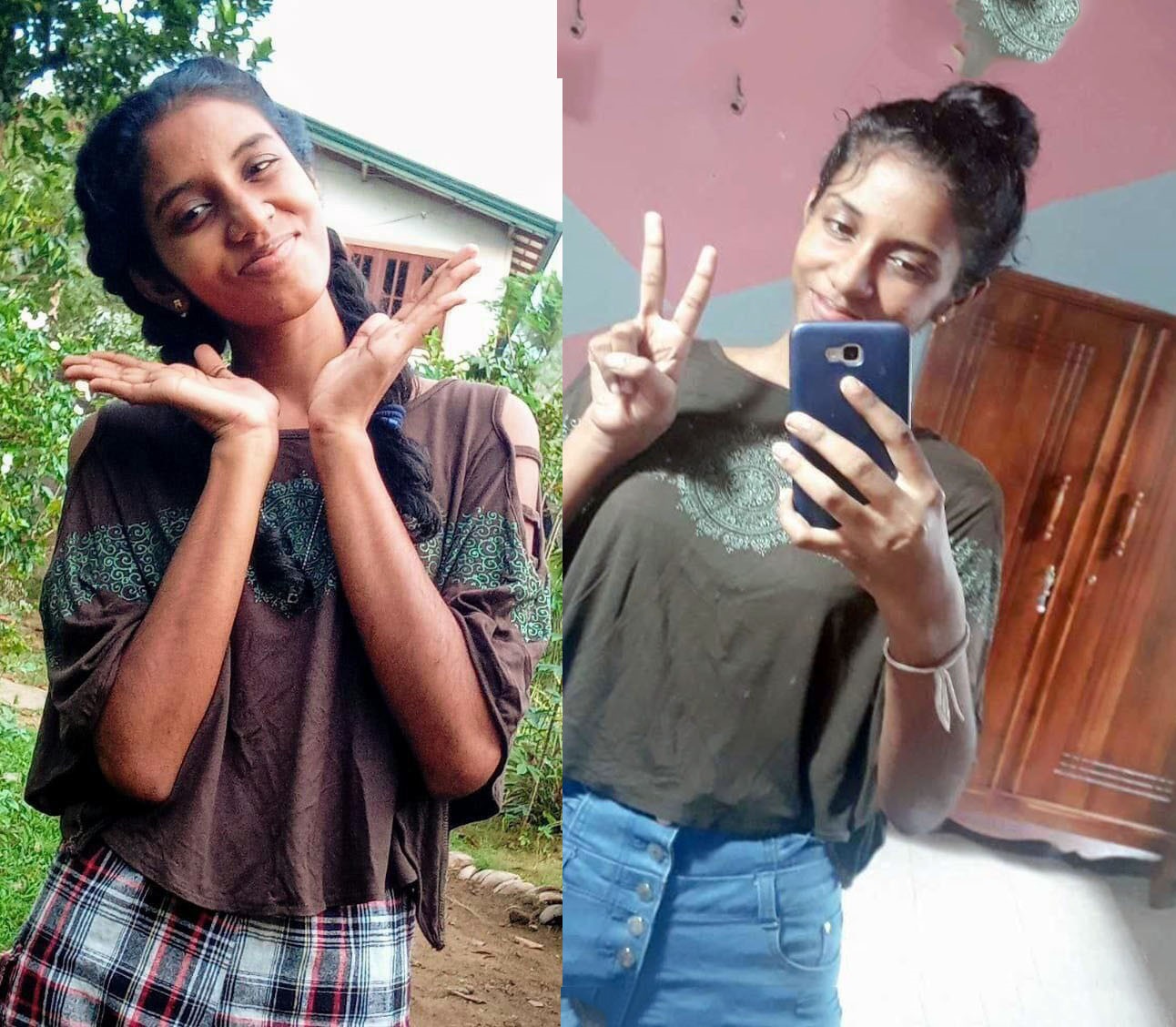 Sri Lankan Sexy College Teen Girl Selfie Photos Femalemms picture